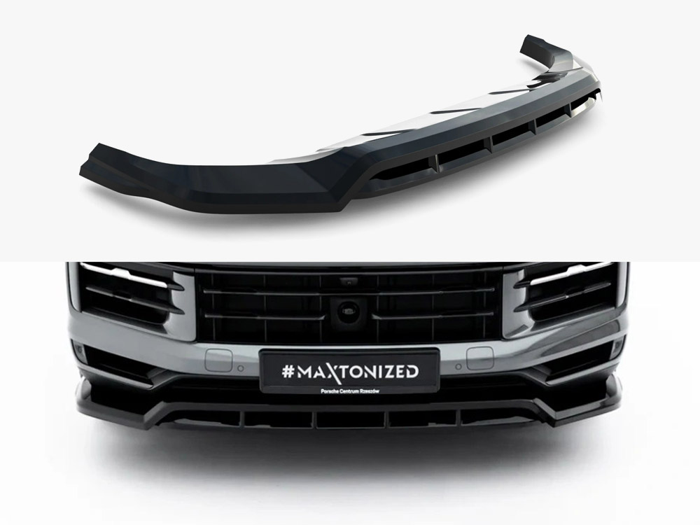 Maxton Design Front Splitter Porsche Cayenne SUV / Coupe Mk3 Facelift, view 1