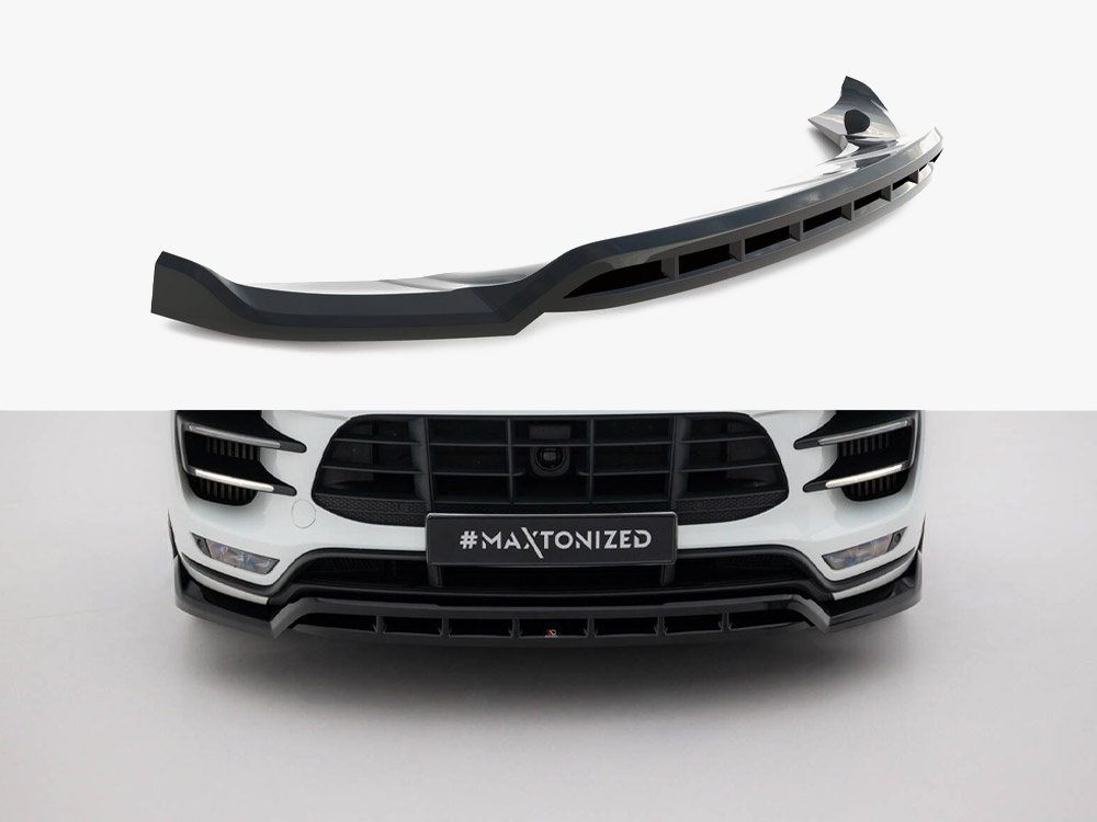 Maxton Design Front Splitter Porsche Macan Turbo Mk1, view 1
