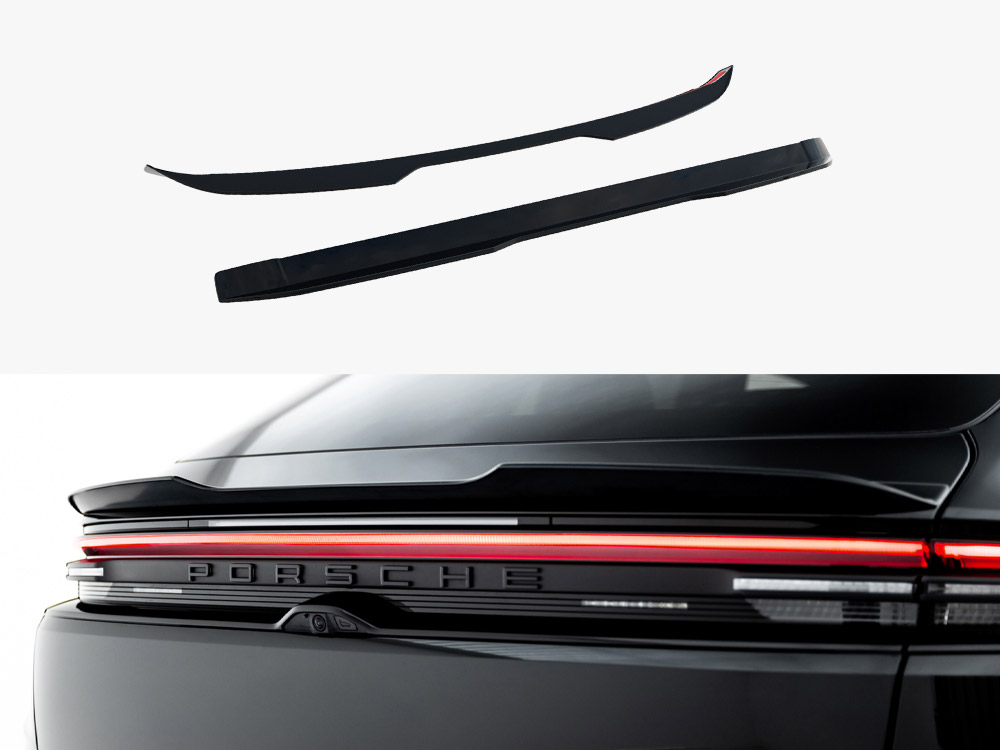 Maxton Design Bottom Spoiler CAP Porsche Macan EV Mk1, view 1