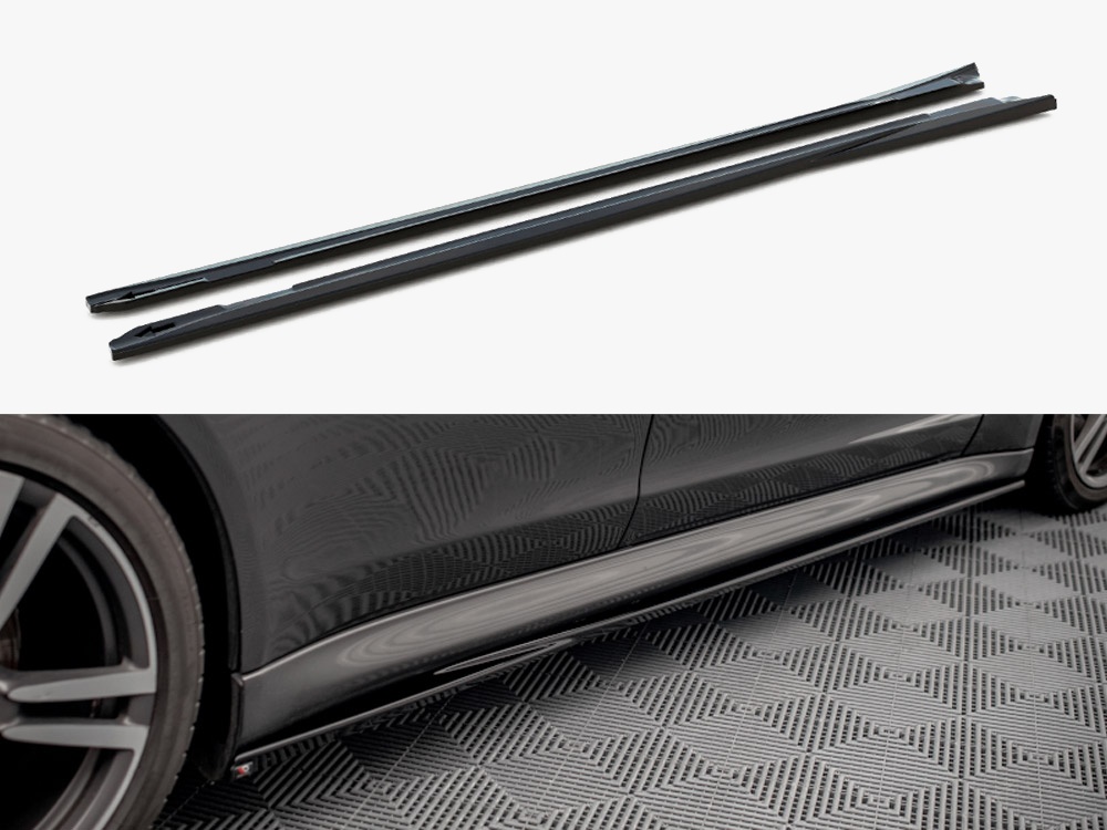 Maxton Design Side Skirts Diffusers V.1 Porsche Panamera / Panamera Diesel / Panamera Turbo 970, view 1