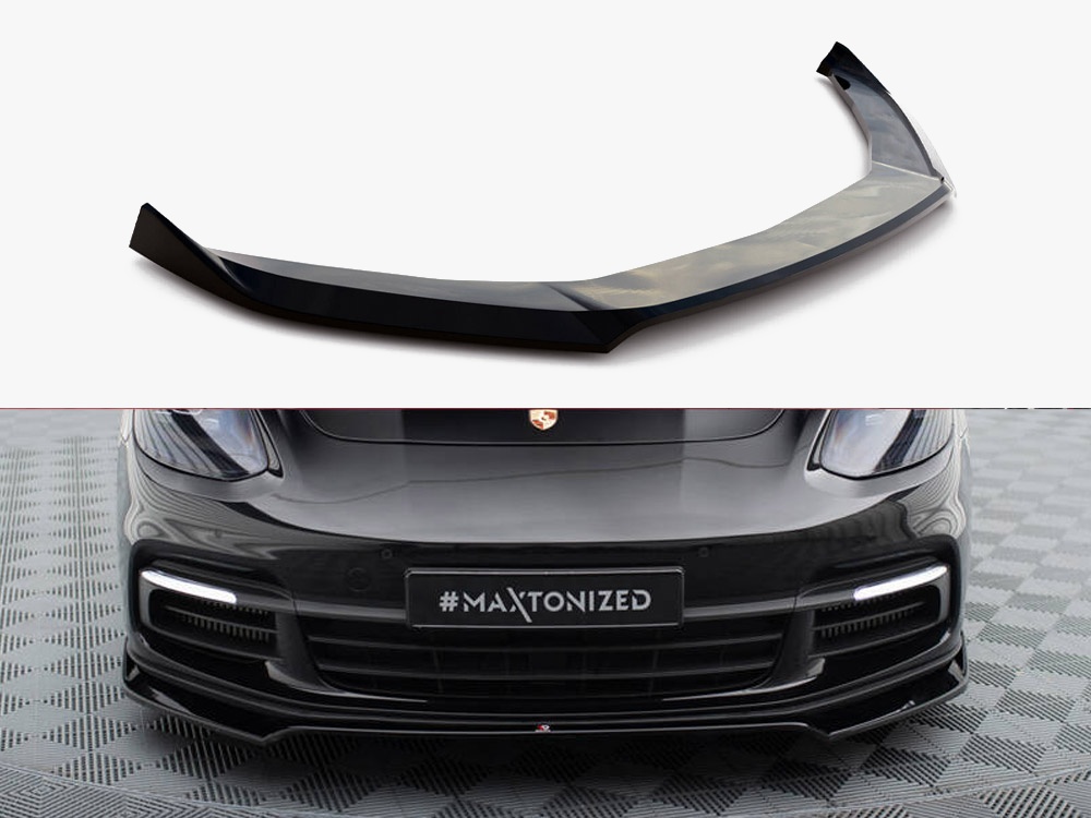 Maxton Design Front Splitter V.2 Porsche Panamera E-Hybrid / Panamera 4S 971, view 1