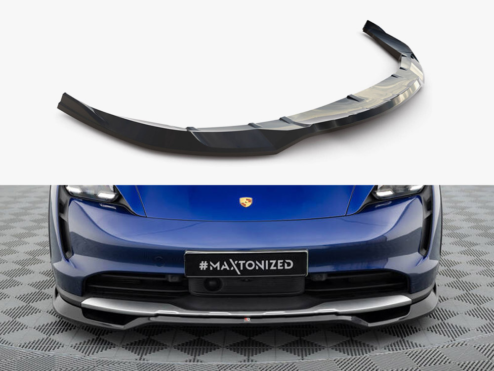Maxton Design Front Splitter Porsche Taycan Cross Turismo 4S, view 1