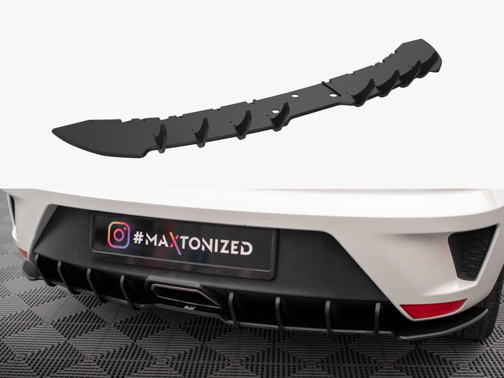Maxton Design Street PRO Rear Diffuser Seat Ibiza Cupra Sport Coupe Mk4, view 1