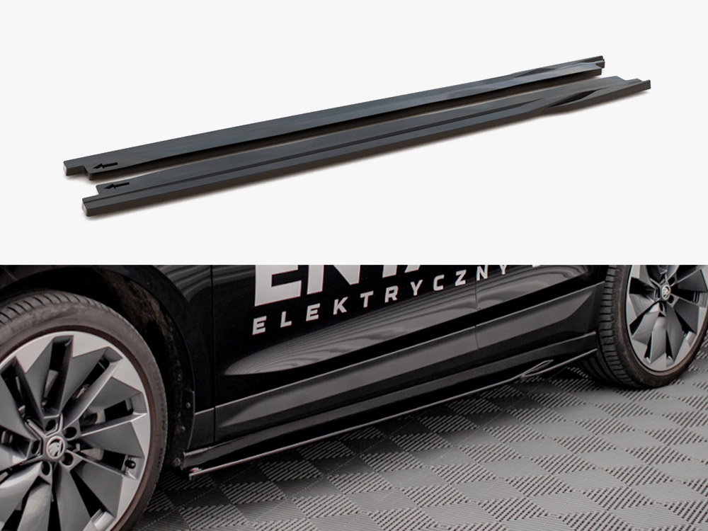 Maxton Design Side Skirts Diffusers Skoda Enyaq IV (2020-), view 1