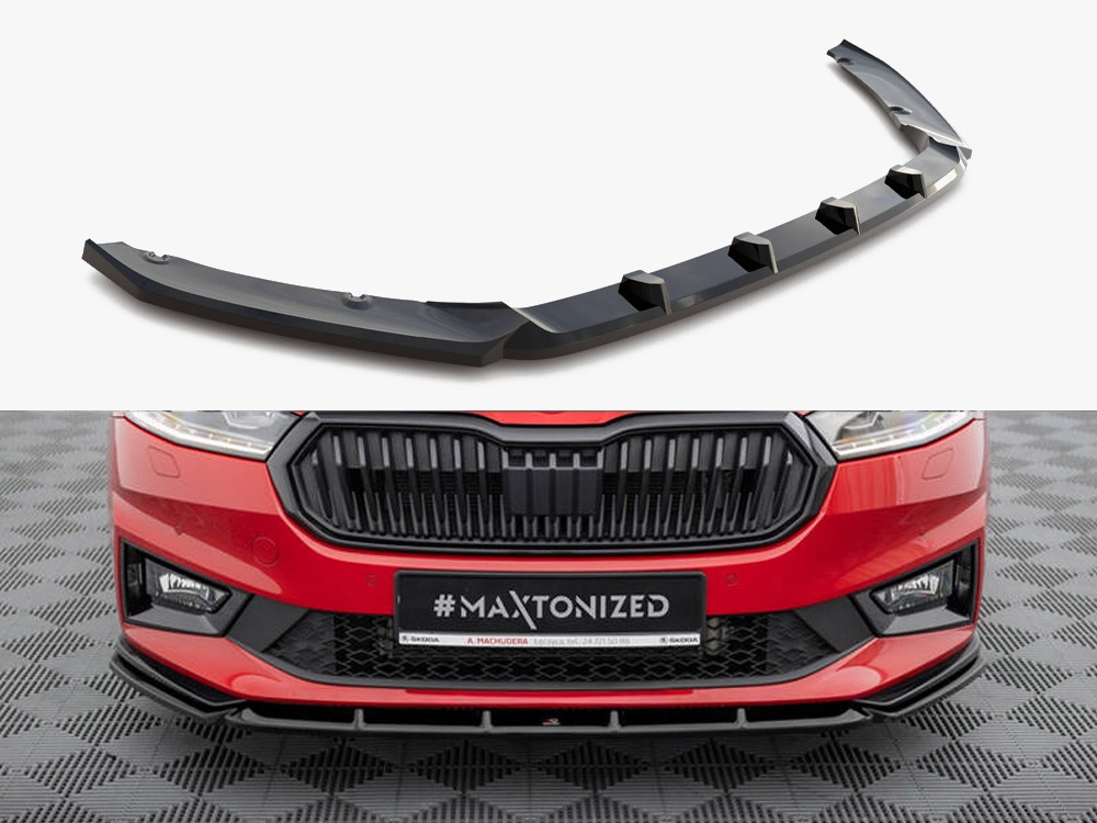 Maxton Design Front Splitter Skoda Fabia Monte Carlo Mk4, view 1