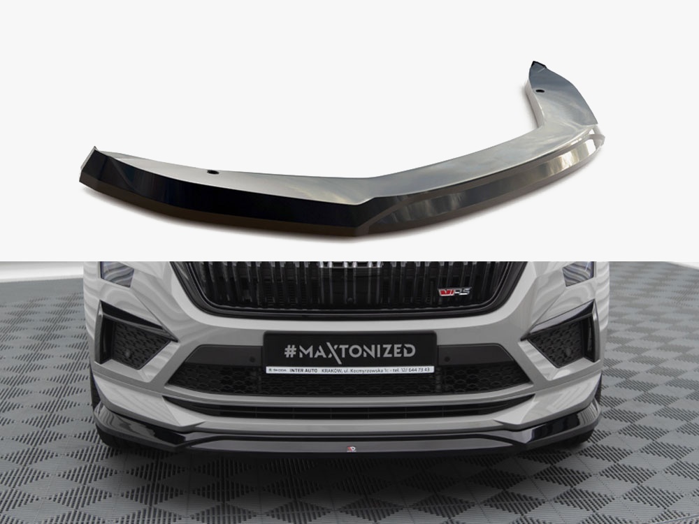 Maxton Design Front Splitter V.2 Skoda Kodiaq RS Mk1 Facelift, view 1
