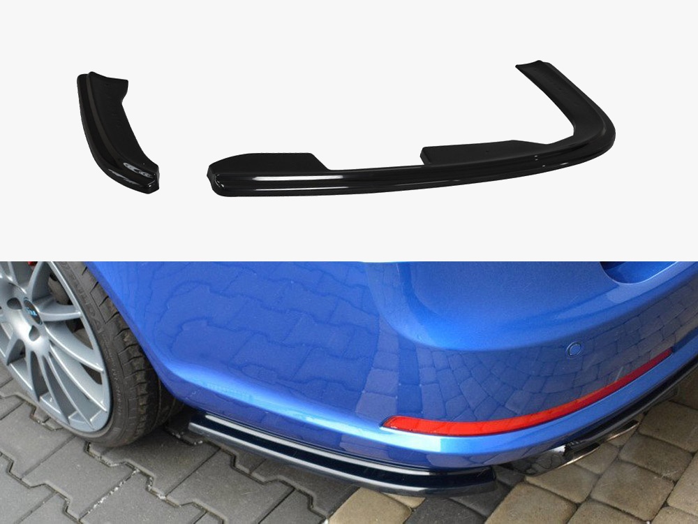 Maxton Design Rear Side Splitters Skoda Octavia Mk2 VRS Estate Facelift - Textured, view 1