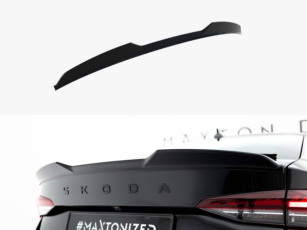 Maxton Design Spoiler CAP 3D Skoda Octavia RS / Sportline / Standard Liftback MK4 / Mk4 Facelift, view 1