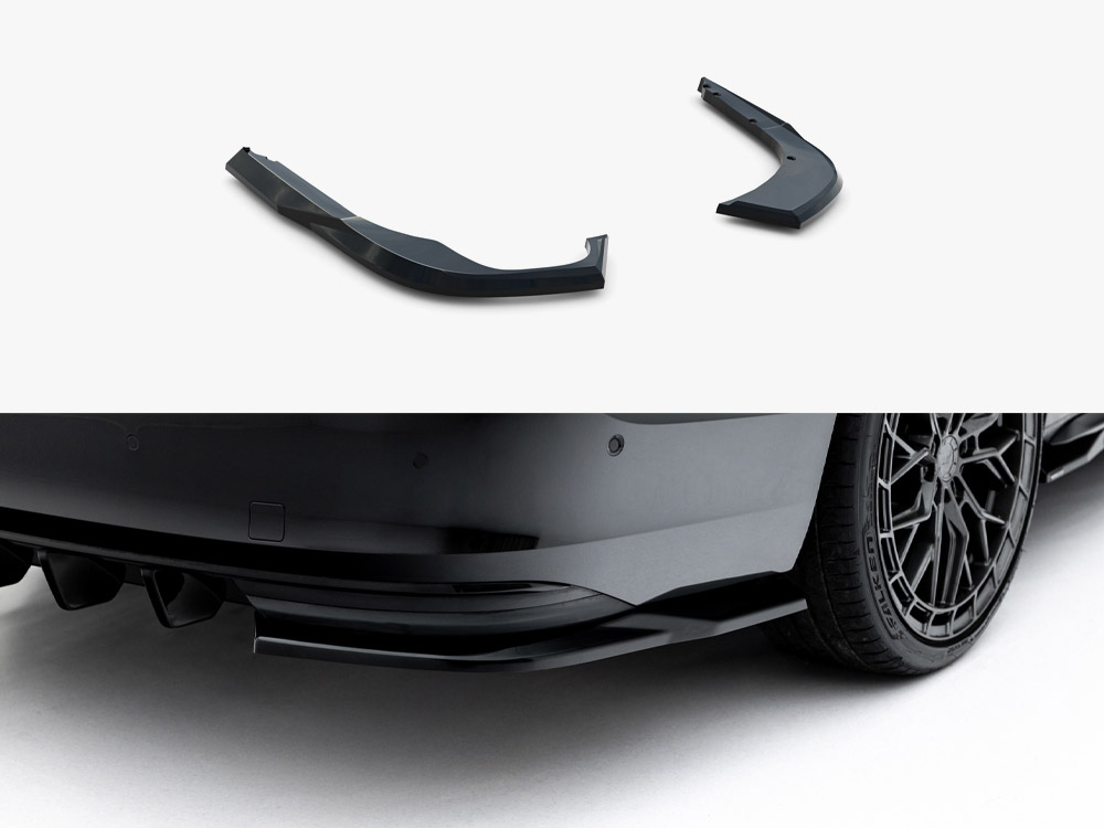 Maxton Design Rear Side Splitters V.1 Skoda Superb Sportline Mk4, view 1