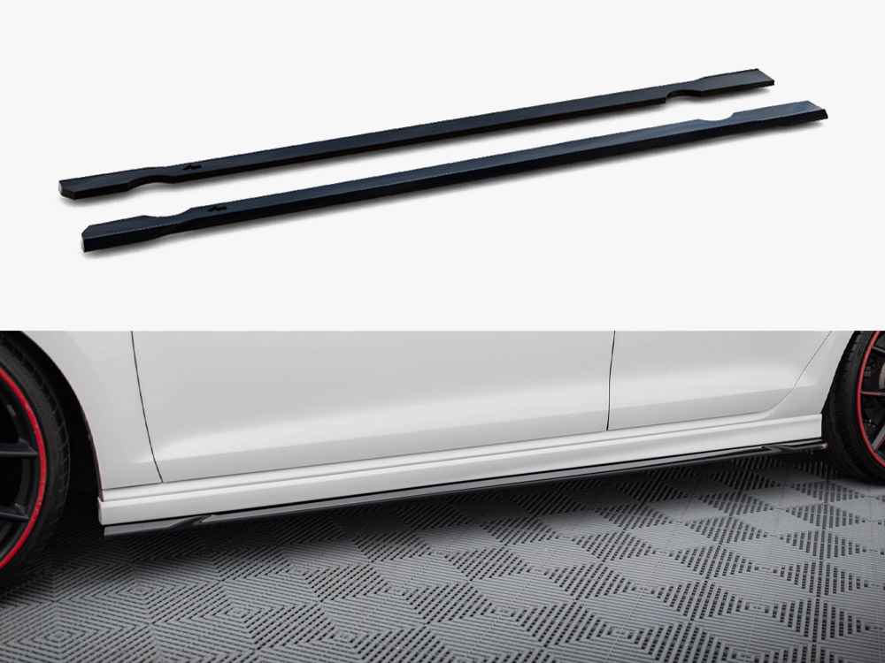 Maxton Design Side Skirts Diffusers V.4 Volkswagen Golf R / R-Line Mk7, view 1