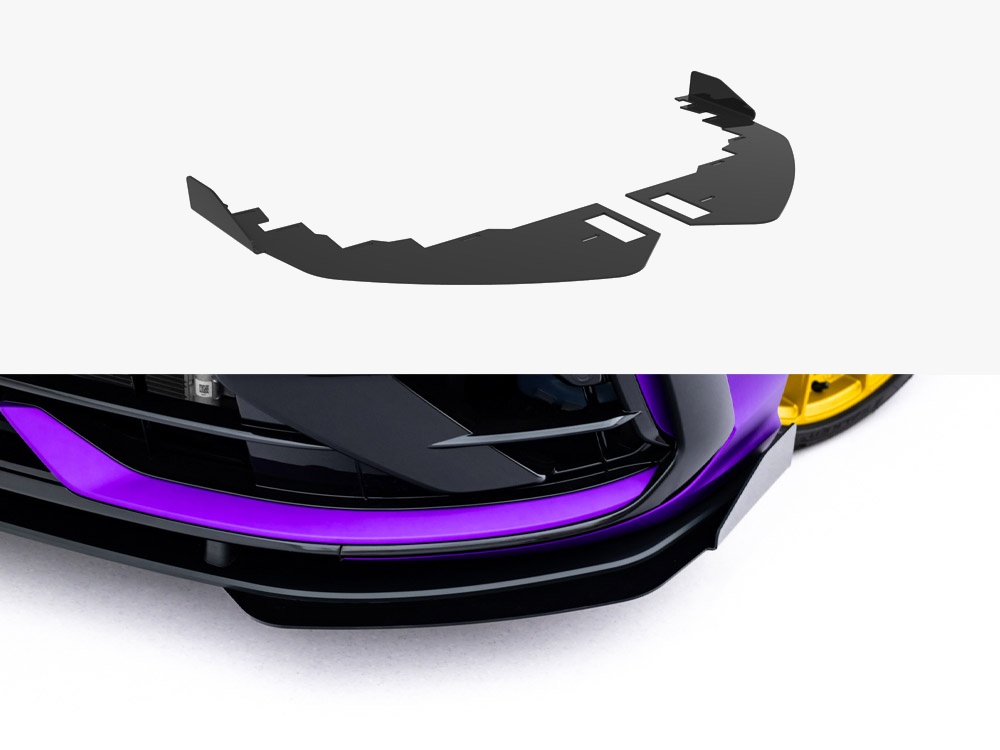 Maxton Design Front Flaps Volkswagen Golf R Mk8 Facelift, view 1