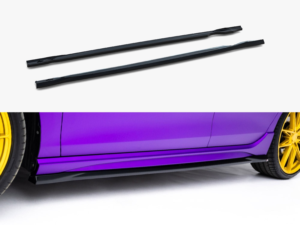 Maxton Design Side Skirts Diffusers V.5 Volkswagen Golf R Mk8 / Mk8 Facelift, view 1