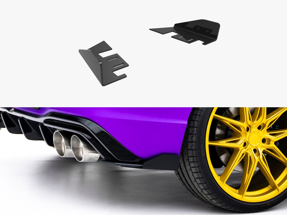 Maxton Design Rear Side Flaps V.2 Volkswagen Golf R Mk8 / Mk8 Facelift, view 1