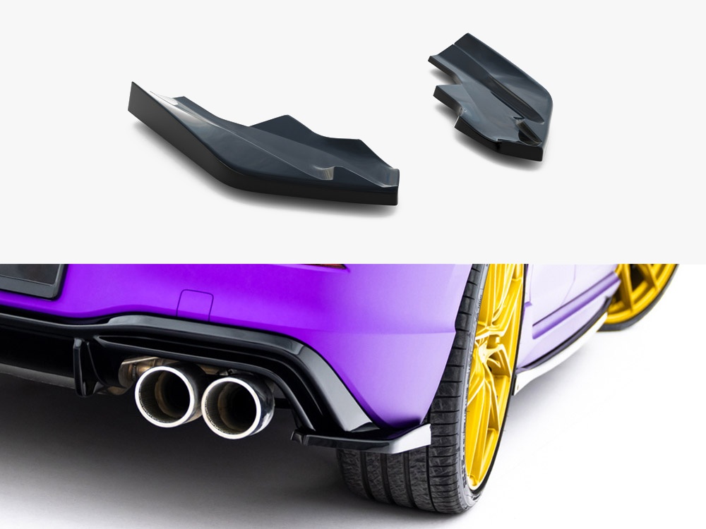 Maxton Design Rear Side Splitters V.6 Volkswagen Golf R Mk8 Facelift, view 1