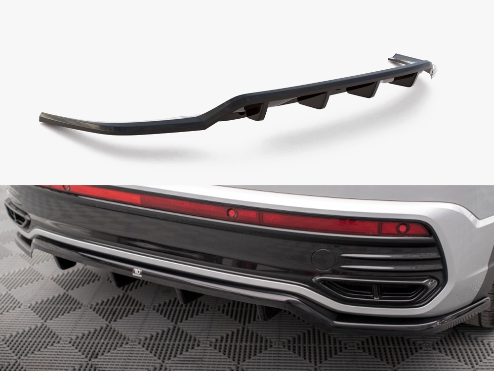 Maxton Design Rear Splitter (Vertical Bars) VW Taigo R-Line Mk1, view 1