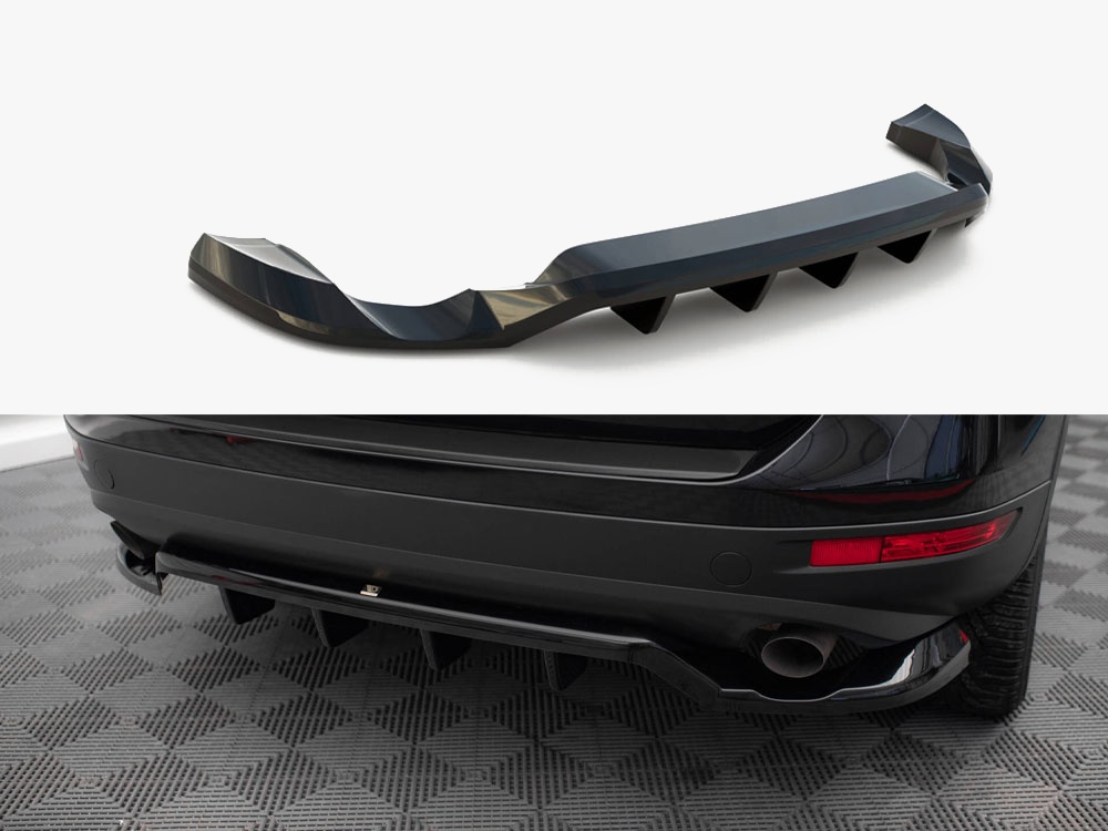 Maxton Design Rear Splitter (Vertical Bars) Volkswagen Touareg Mk2, view 1
