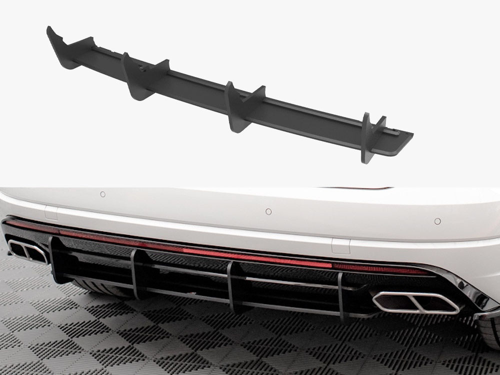 Maxton Design Street Pro Rear Diffuser VW Touareg R-Line Mk3, view 1