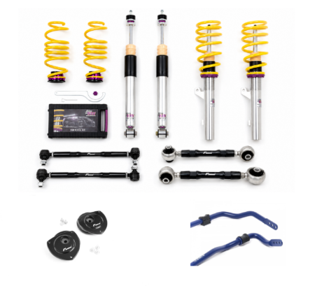 VW Golf R Mk7 Ultimate Handling Bundle - KW V3, H&R & Racingline