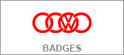 Audi A3 8P Badges