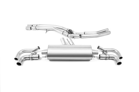Milltek Front Pipe-back Fits with OE Trims - RSQ8 - 4.0 V8 Bi-Turbo ...