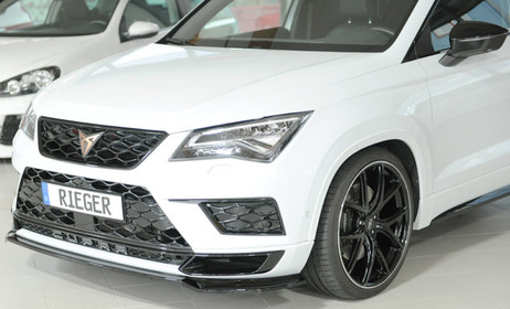 Rieger Front Splitter Gloss Black - Cupra Ateca 4Drive (5FP) - Awesome GTI  - Volkswagen Audi Group Specialists