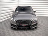 Maxton Design Front Splitter V1 - S3/A3 8V S-line Sportback Facelift