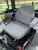 KT01 2015 and Newer KIOTI CK,DK and NS Series Tractor, CAB ONLY Grammar Suspension seat. Two Piece Vinyl seat, with ARMREST