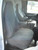 Durafit Seat Covers C1137-D8 Exact Fit for 2010-2021 Chevy Express Front Buckets Made in Dark Gray Twill