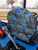 LS MT125 Tractor  Camo Waterproof Seat Covers for Tractor MT125/MT3 CAB . Two piece seat (MC2 Blue)
