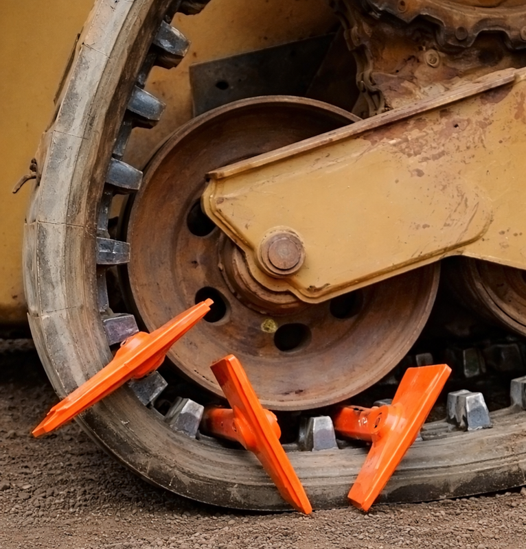 Rubber Track Installation and Removal Tool