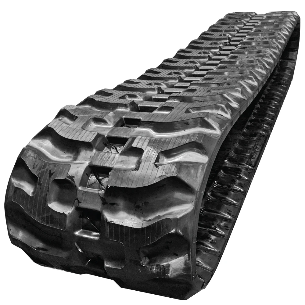 United Skid Tracks H-Wave rubber track tread pattern