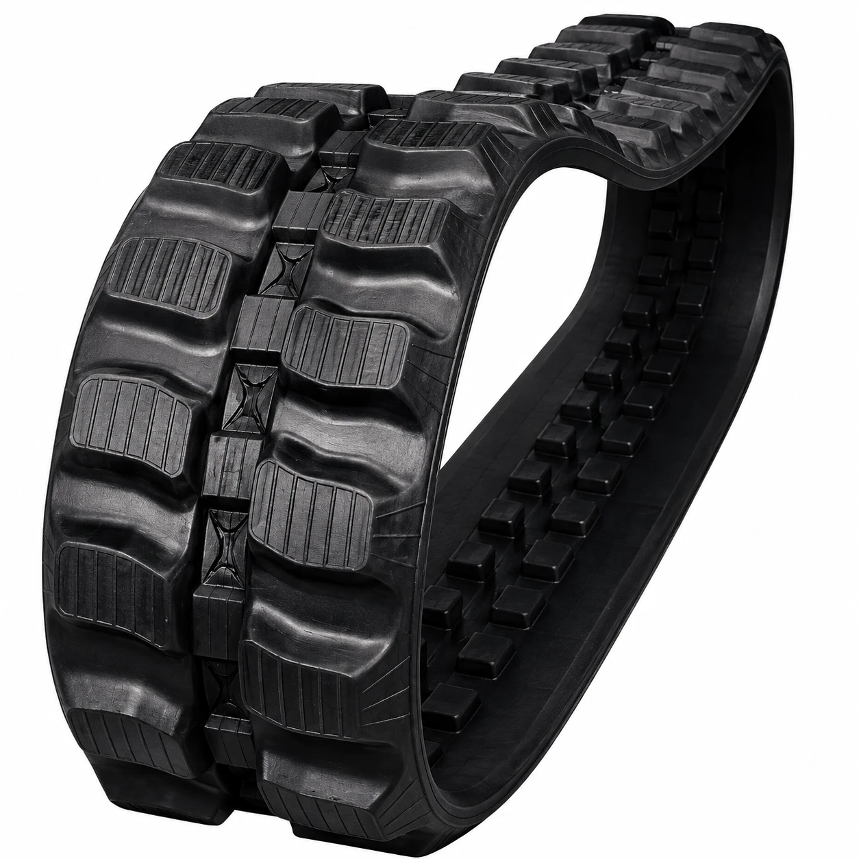 United Skid Tracks Wavy Block rubber track tread pattern