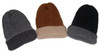Assorted Color 100% Double Wall Alpaca Beanies Reversible