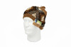 Multicolored Dots Headband Knit 100% Alpaca