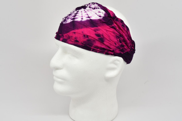 Tie Dyed Headbands Multicolored  Wide Head Wrap Women's Turban Headband