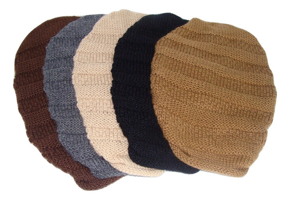 Alpaca Slouchy Hat Assortment Unisex One Size Hat