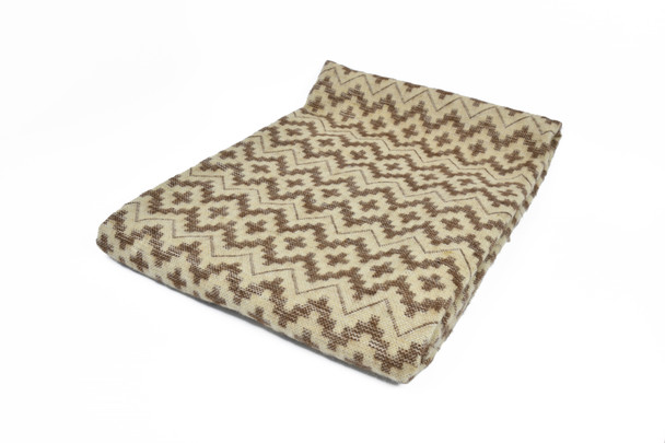 Classic Inca Peruvian Pattern Two Tone Alpaca Blanket Reversible Colors 60" x 84" Super Fine