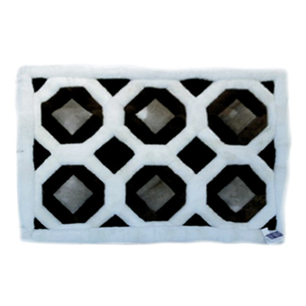 Alpaca Fur Mat 22" x 32" Octagons - Design 29 Alpaca Fur Mat 22" x 32" Octagons - Design 29