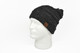 Charcoal Gray Color Bands Winter Beanie Solid with PomPom