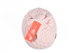 Baby Pink Alpaca Crisscross Beanie Super Ultra Soft