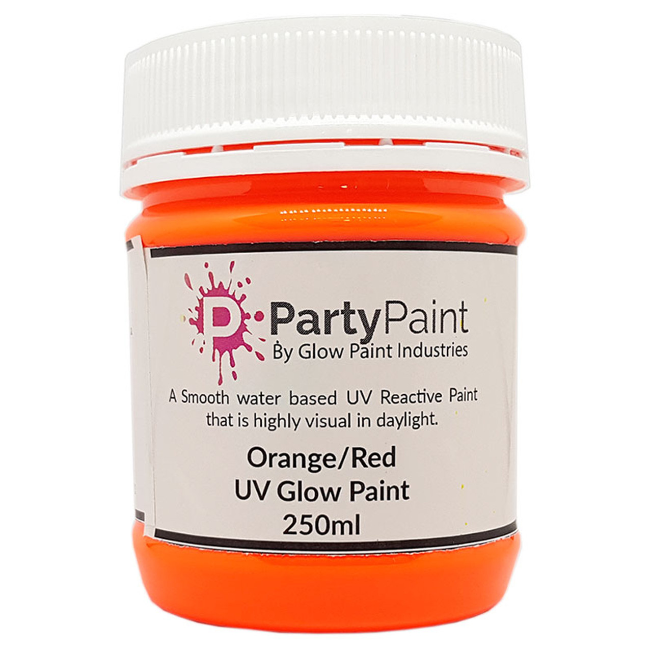 Download Awesome Orange-Red UV Glow Paint