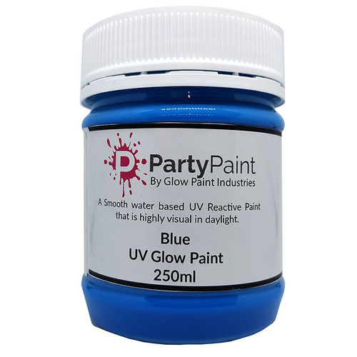 Brilliant Blue UV Glow Paint