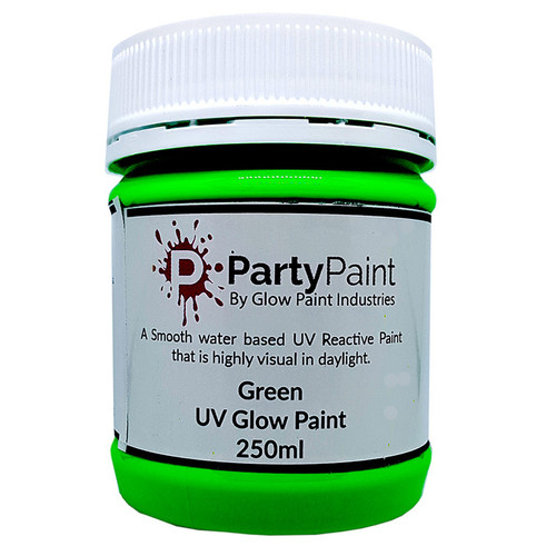 Glowing Green UV Glow Paint