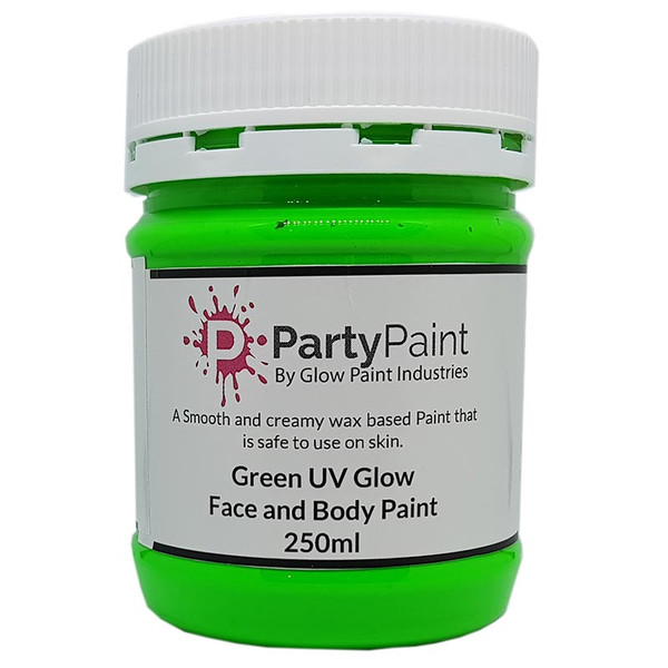 Green UV Glow Face and Body Paint