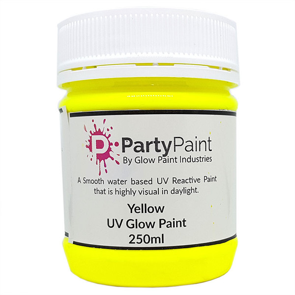Super Sun Yellow UV Glow Paint