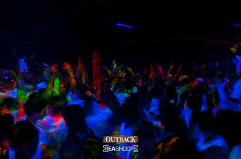 UV Glow Face and Body Paint used at De-railed Paint Party