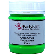 Green Acrylic UV Glow Paint