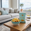 Sal de Ibiza Potato Chips with Fleur de Sel on a table