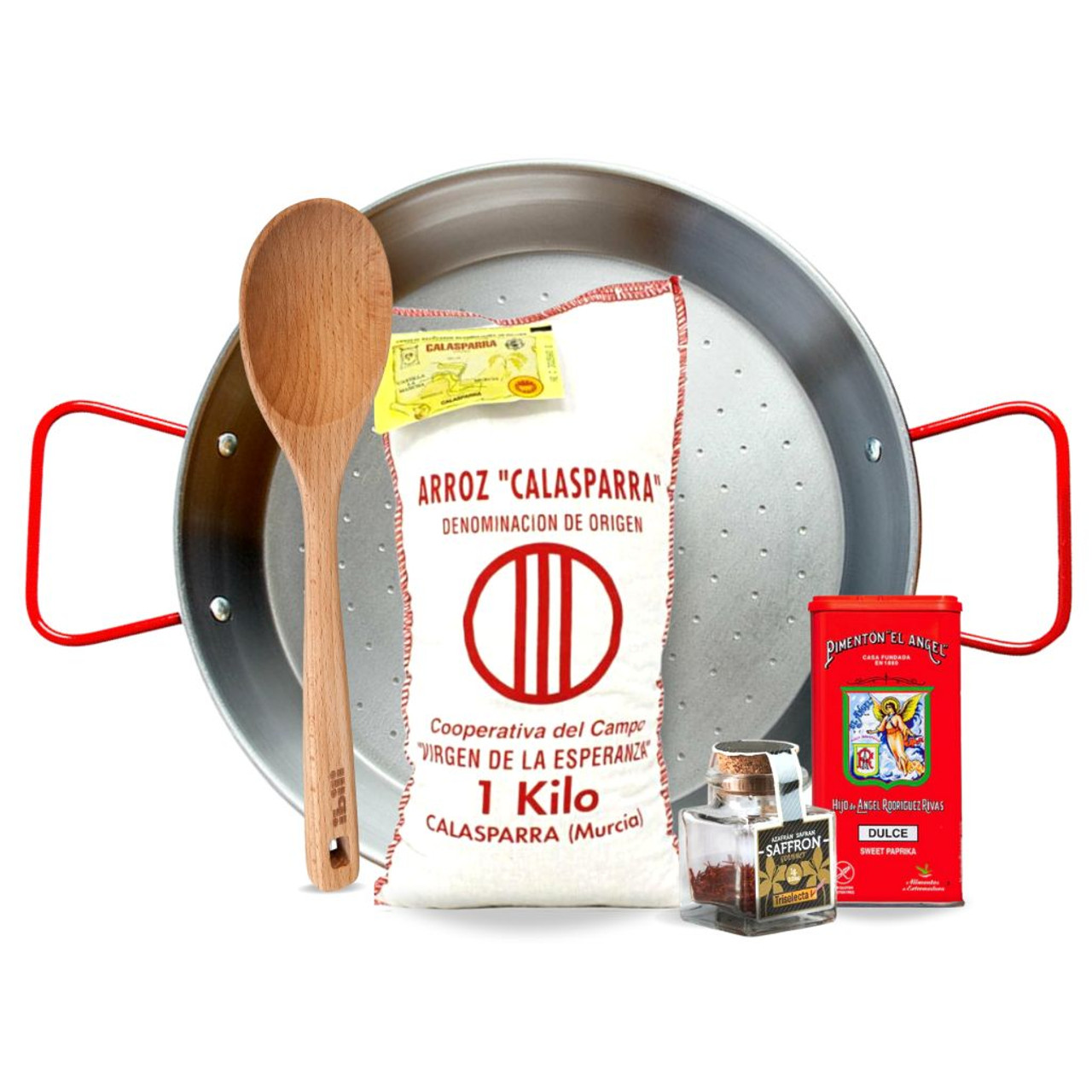 Paella Book Gift Set - Spanish Food and Paella Pans from
