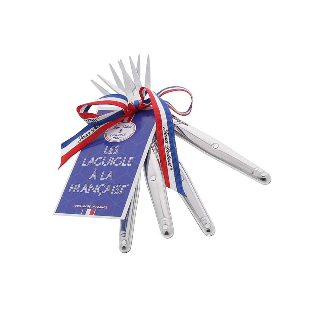 Jean Dubost French Set of 4 Cocktail Forks - Thumbnail 3